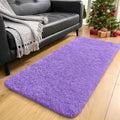 2x4 Machine Washable Runner Rugs for Hallway (2x4 Ft / Purple)