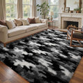 6x9 Ft Large Shag Rugs for Living Room Decor (Fa Grey 4sm15 / 6' X 9' (Rectangular))