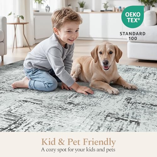 9x12 Area Rugs for Living Room (Blue Spruce / 9' x 12' (Rectangular))