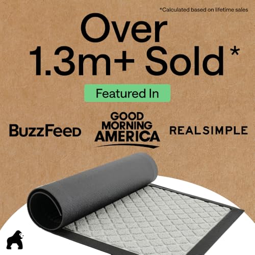 WeatherMAX Door Mat (Light Gray Lattice / 29" x 17")