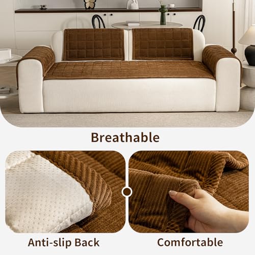 Couch Covers for Dogs (Dark Brown / 1PC/27.6"x59.1")