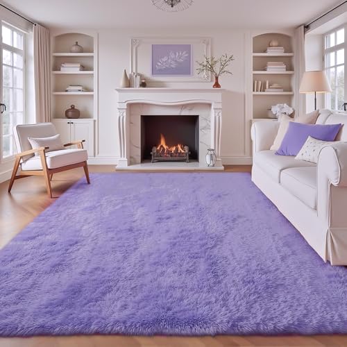 8x10 Area Rugs for Living Room (Purple / 8' x 10' (Rectangular))