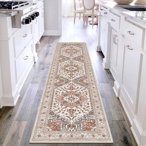 Washable Runner Rug (2' x 8' / Ginger Grey)
