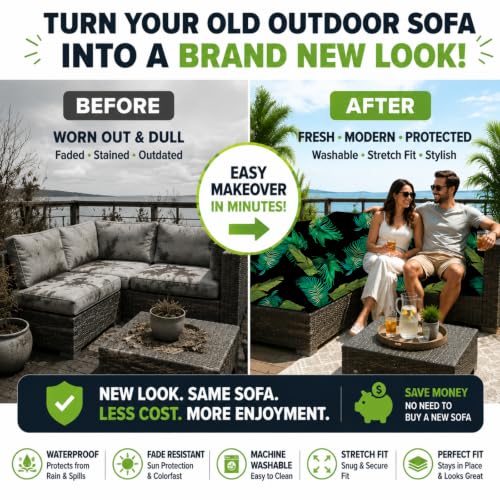 12 Pcs Outdoor Cushion Covers (Summer / 12PCS)