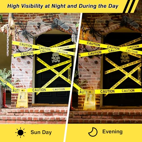 1 Roll Premium Yellow Caution Tape (Yellow / 3 Inch X 1000 Feet)