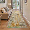 2x6 Beige Rug Runners for Hallways Kitchen Runner Rug Non Slip Washable Tan Long Runner Rugs with Rubber Backing Soft Abstract Carpet Runner for Bedroom (Beige / 2' x 6' (Runner))