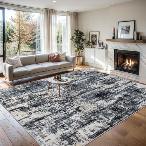Area Rug Living Room (Black Gold / 4' x 6' (Rectangular))