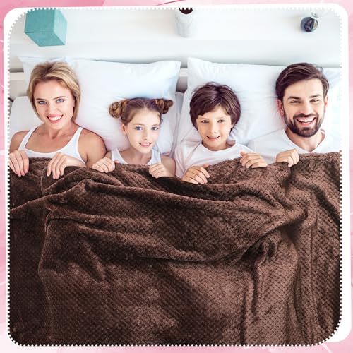 4 Pcs Fleece Throw Blanket (Graceful Color)