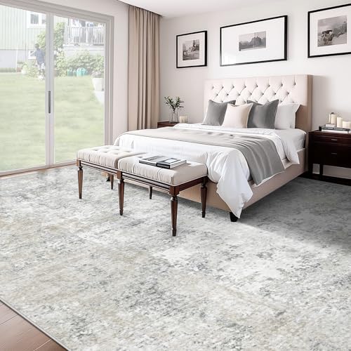 10x14 Area Rugs for Living Room (Beige Grey / 10' x 14' (Rectangular))