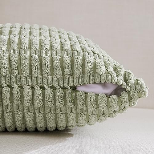 4 Packs Decorative Throw Pillow Covers for Living Room Couch Bed (26" x 26" (Pack of 4) / Sage Green)