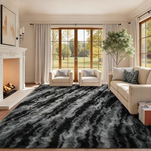 Area Rugs for Living Room (Ba Black 4sm03 / 6' X 9' (Rectangular))