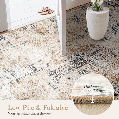 8x10 Area Rugs for Living Room (Brown Birch / 8' x 10' (Rectangular))