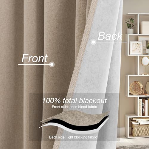 100% Blackout Polyester Curtains