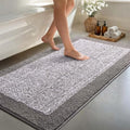 70x24 Bathroom Rugs Non Slip Washable (Light Grey / 2' x 5'10" (Rectangular))