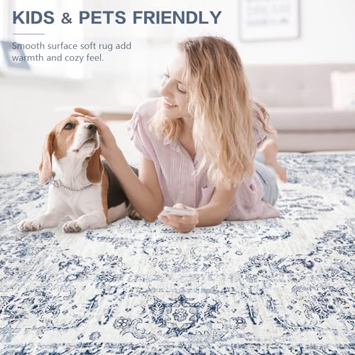 10x14 Area Rugs for Living Room (Blue / 10' X 14' (Rectangular))