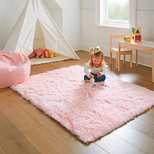 Pink Rug for Bedroom Girls (5- Pink / 4' x 6' (Rectangular))