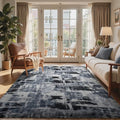 5x7 Ft Large Shag Rugs for Bedroom Living Room (Ca Blue 5sm12 / 5' X 7' (Rectangular))