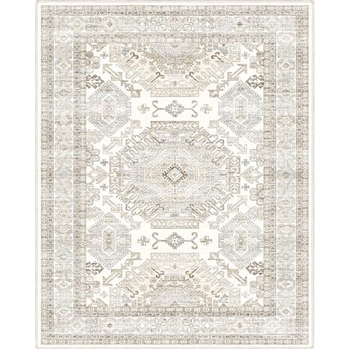 Area Rugs 8x10 for Living Room (Beige Neutral / 8' x 10' (Rectangular))