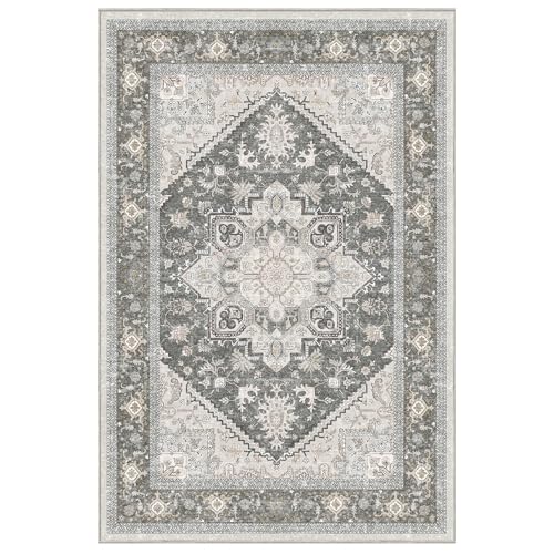 Soft Area Rugs 2x3 (2' x 3' (Rectangular) / Greenish Grey)