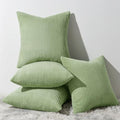 20x20 inch Decorative Sage Green Throw Pillow Covers (Sagegreen / 20" x 20" (Pack of 4))