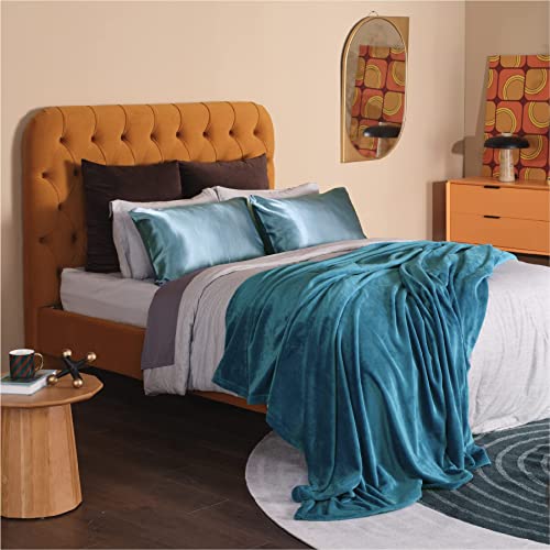 GentleSoft Fleece Blankets King Size Teal (Teal Blue / King (108" x 90"))