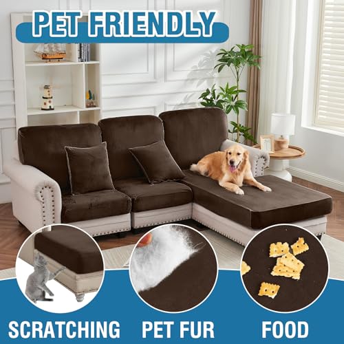 Couch Cover 3 (Coffee / 2 Seater + Chaise)