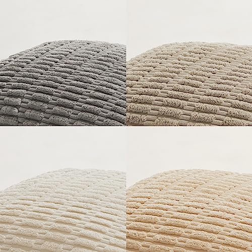 4 Packs Decorative Throw Pillow Covers for Living Room Couch Bed (18" x 18" (Pack of 4) / Neutral)