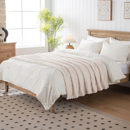 Beige Throw Blanket (Beige / Throw(50x60))