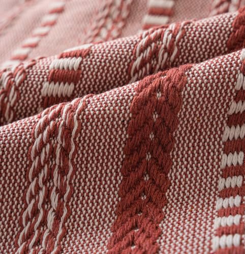 Boho Lumbar Pillow Covers 14x36 Long (Rust / 36" x 14" (Pack of 1))