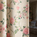 Vintage Floral 100% Blackout Curtains 84 Inch 2 Panels (Circulating Roses / 52"W x 84"L (Pack of 2))
