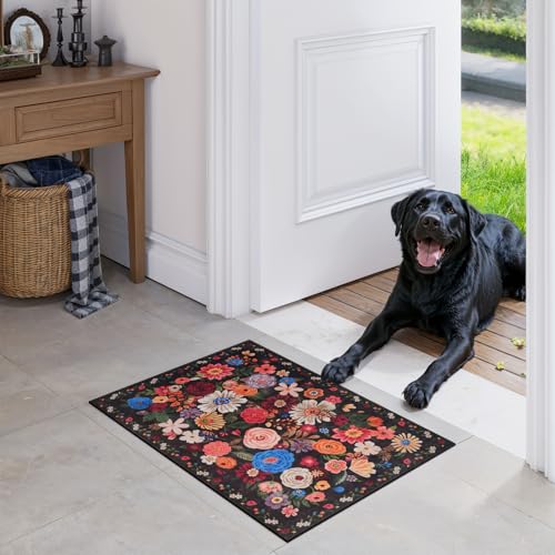 Bath Mat 17x24 Non Slip (Espresso / 1'4" x 2' (Rectangular))