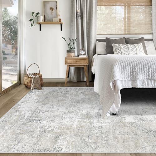 5x7 Area Rugs for Living Room (Beige Grey / 5' x 7' (Rectangular))