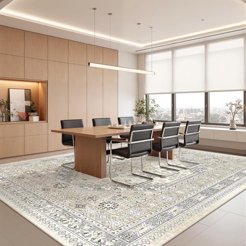 12x15 Area Rugs for Living Room (Beige/Grey / 12' x 15' (Rectangular))