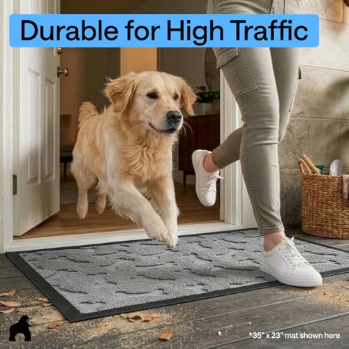 WeatherMAX Door Mat (Light Gray Bones / 47" x 35")