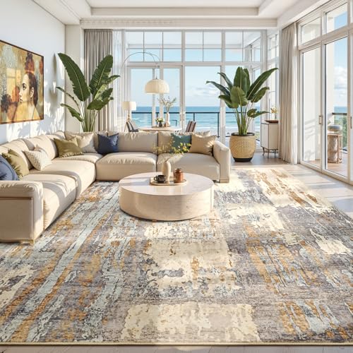 Washable 6x9 Camel Area Rug with Non (Camel / 6' x 9' (Rectangular))