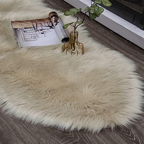Ultra Soft Fluffy (Beige / 2' x 6' (Sheepskin))