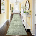 2'6"x12 Washable Runner Rug (Muted Sage Green / 2'6" x 12' (Runner))