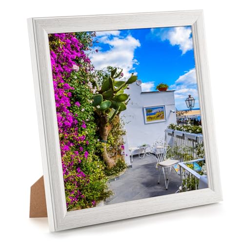7x7 Wood Frame White (White / 7x7)