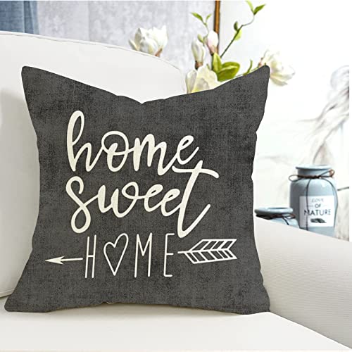 Pillow Covers 20x20 Set of 4 (Rustic Gray / 20" x 20" (Pack of 4))