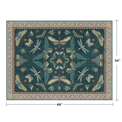 Teal 3x4 Entryway Rug (3' x 4' (Rectangular) / Teal)