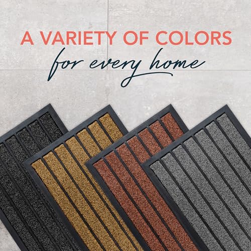 Extra Durable Door Mat Outside Entrance (32'' x 20'' (Rectangular) / Bright Brown)