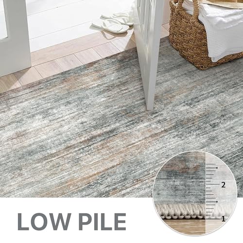 8x10 Area Rugs for Bedroom (Ash Gray/Brown / 8' x 10' (Rectangular))