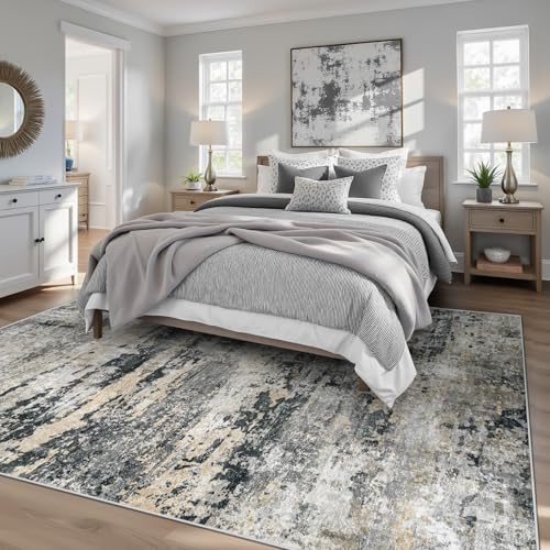 Area Rugs 6x9 for Living Room (Blackgreybrown / 6' x 9' (Rectangular))
