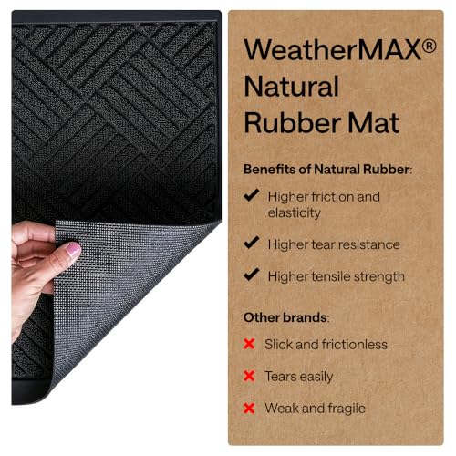 WeatherMAX Door Mat (Black Diamond / 72" x 24")