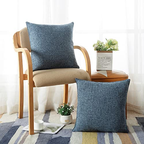 Throw Pillow Covers 20x20 (Blue-2pack / 20" x 20" (Pack of 2))