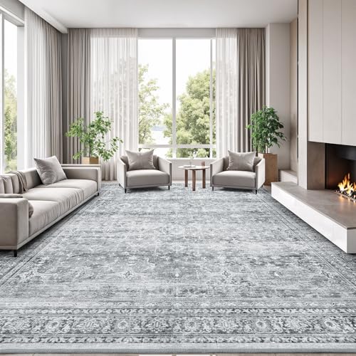 9x12 Area Rug for Living Room (Blue/Grey / 9' X 12' (Rectangular))