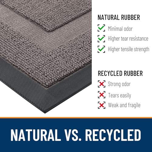 Front Door Mat Outside 47x23 (Taupe / 47" x 23")