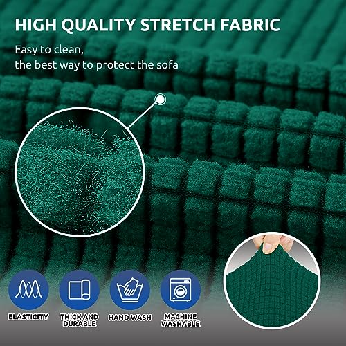 Stretch Couch Covers for Sofa (Hunter / Large)