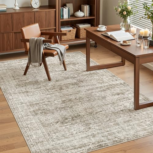 4x6 Area Rug for Living Room (Brown / 4' x 6' (Rectangular))