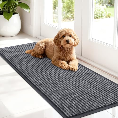 Front Door Mat 47x17 (Grey / 47" X 17")